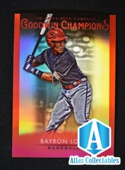 2021 Goodwin Champions Base Platinum Red #49 Bayron Lora